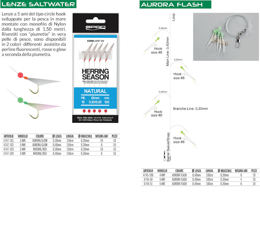 SPRO LENZE SALTWATER SABIKI FASSA